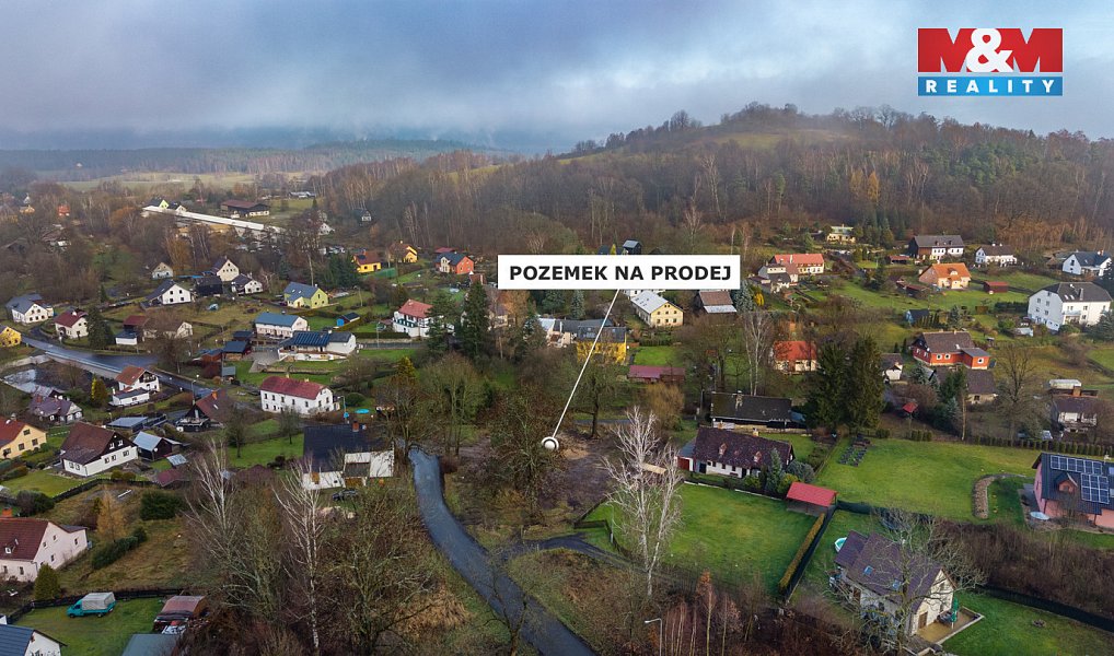 Prodej stavebního pozemku 1 965 m², Růžová – náhled fotky 2