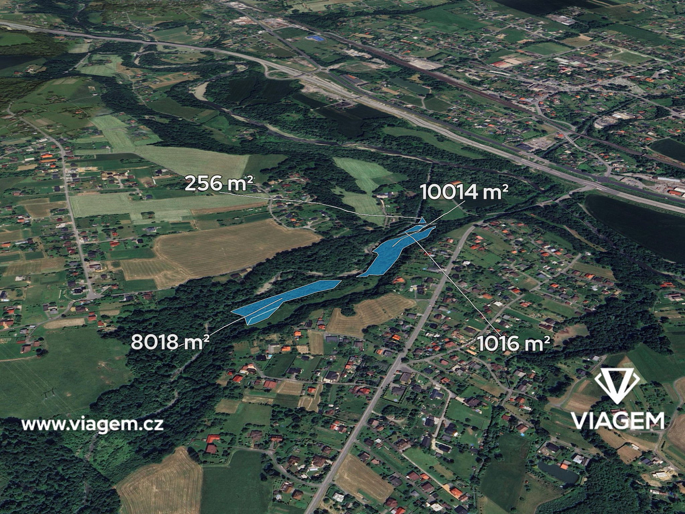 Prodej lesa 6 434 m²