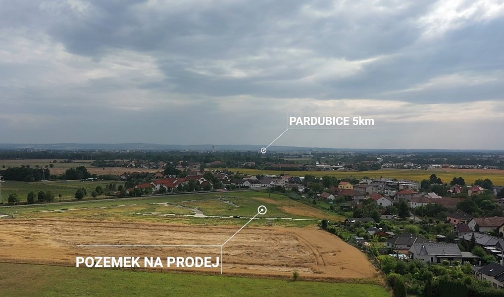 Prodej stavebního pozemku 1 152 m², Ráby – náhled fotky 3