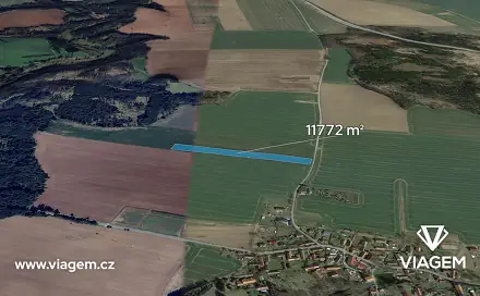 Prodej pole 1 962 m², Trhový Štěpánov, okres Benešov