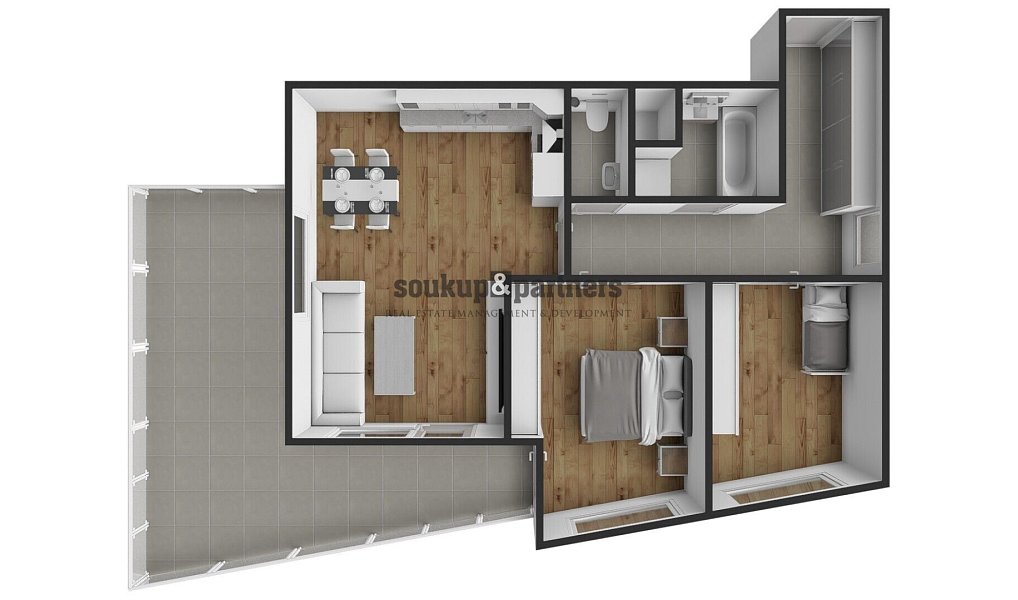 Prodej bytu 3+kk 69 m², Praha – náhled fotky 30