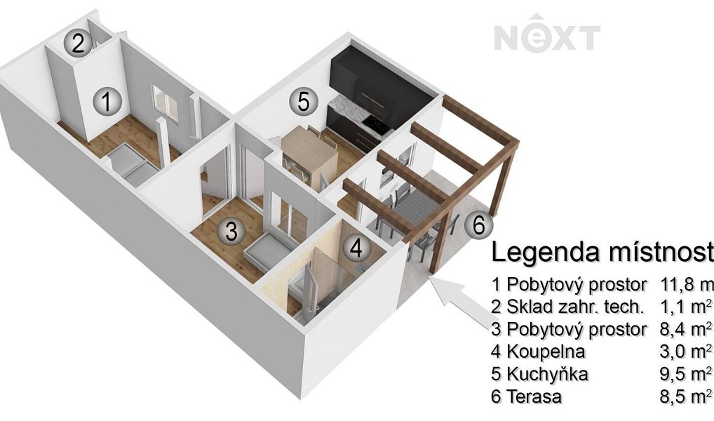 Prodej domu 42 m² s pozemkem 580 m², Břeclav – náhled fotky 12