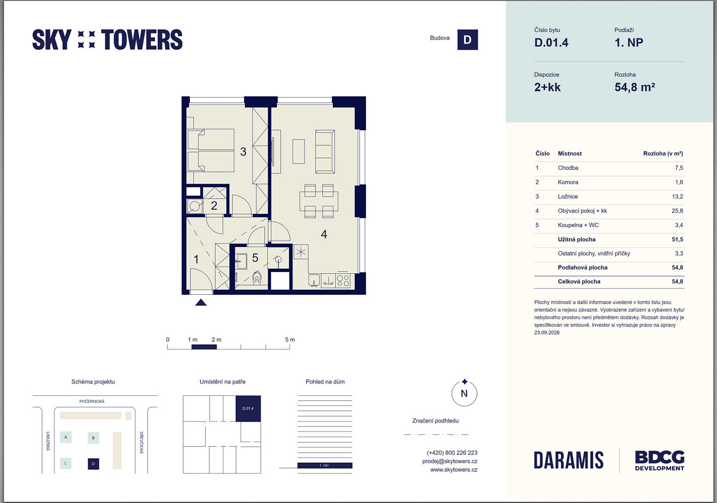 Prodej bytu 2+kk 51 m² – fotografie 4