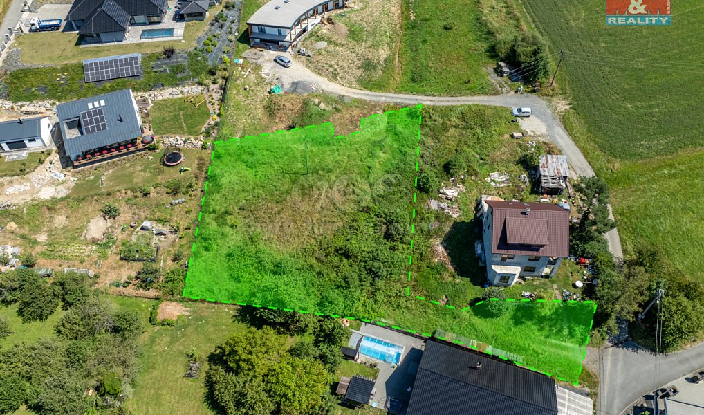 Prodej stavebního pozemku 1 853 m², Kateřinice – náhled fotky 11