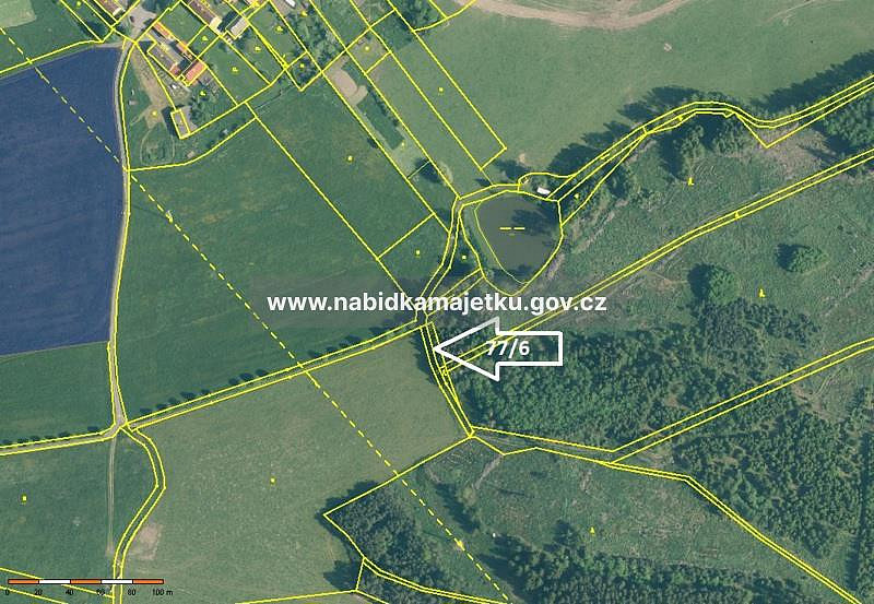 Prodej lesa 433 m²
