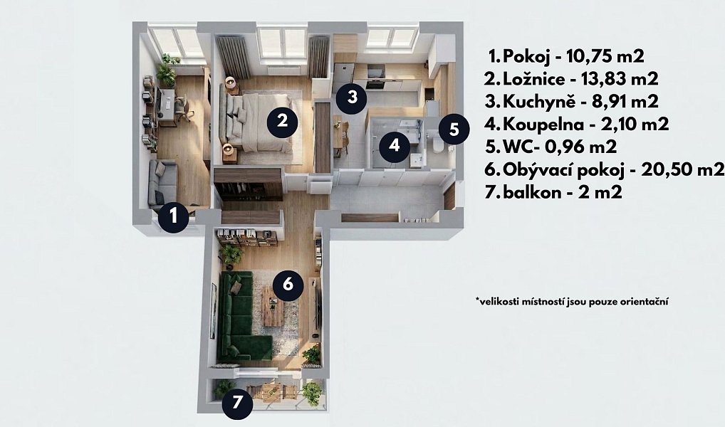 Prodej bytu 3+1 64 m², Vlašim – náhled fotky 27