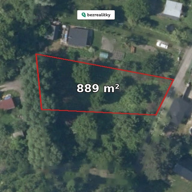Prodej zahrady 889 m²