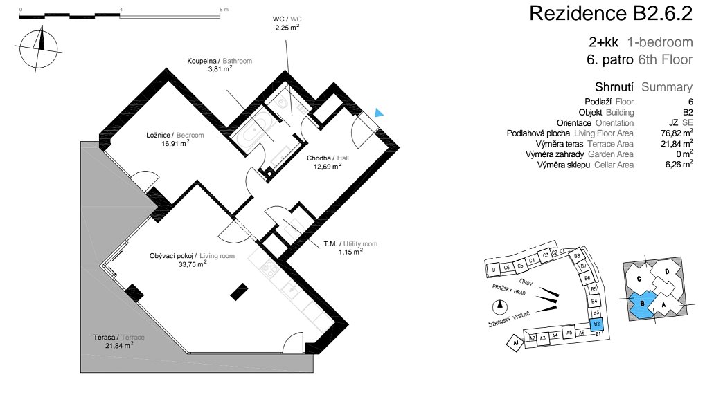 Prodej bytu 2+kk 77 m², Praha – náhled fotky 12