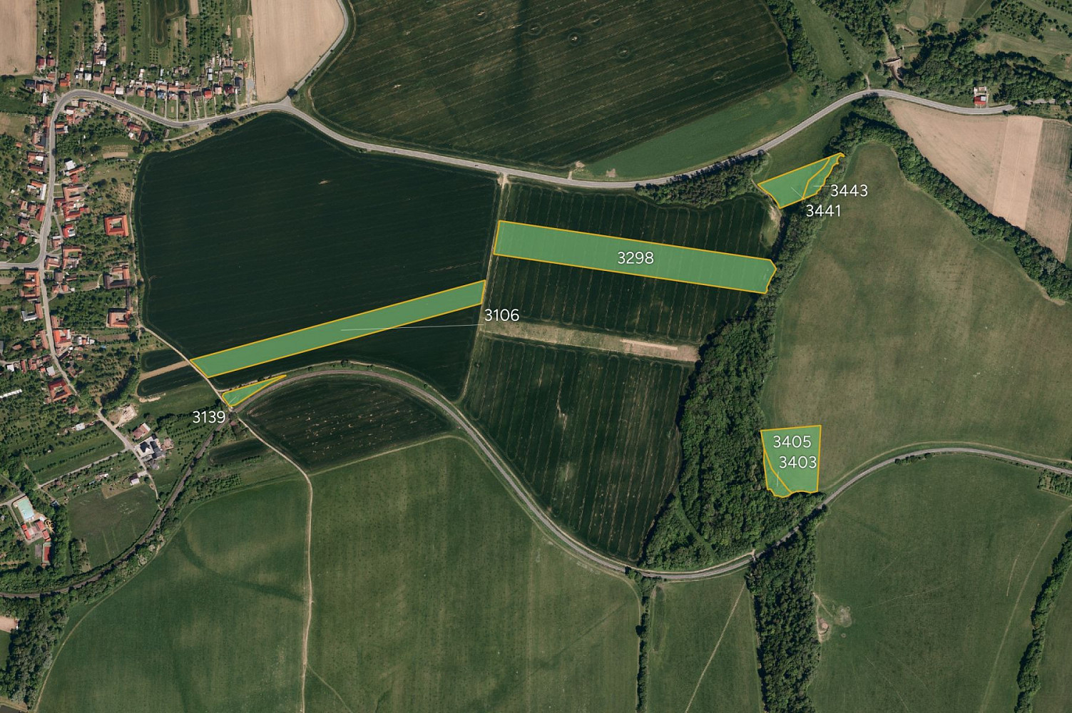 Prodej pole 20 544 m²