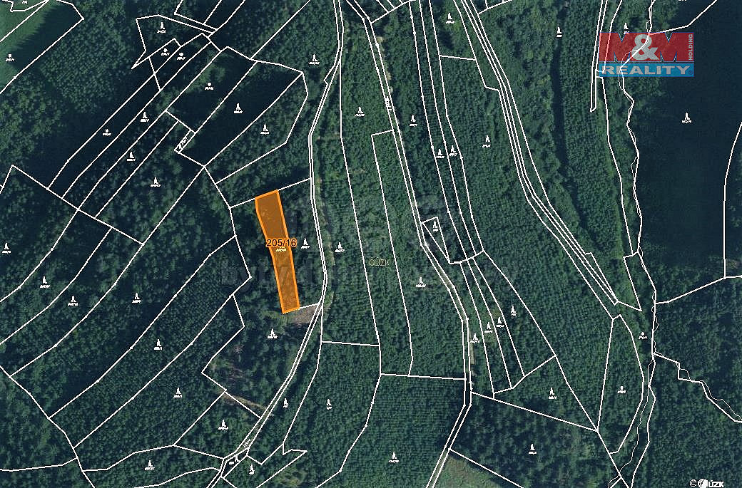 Prodej lesa 1 205 m²