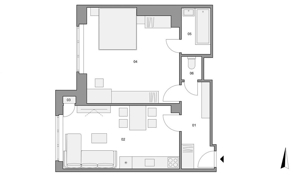 Prodej bytu 2+kk 51 m², Praha – náhled fotky 5