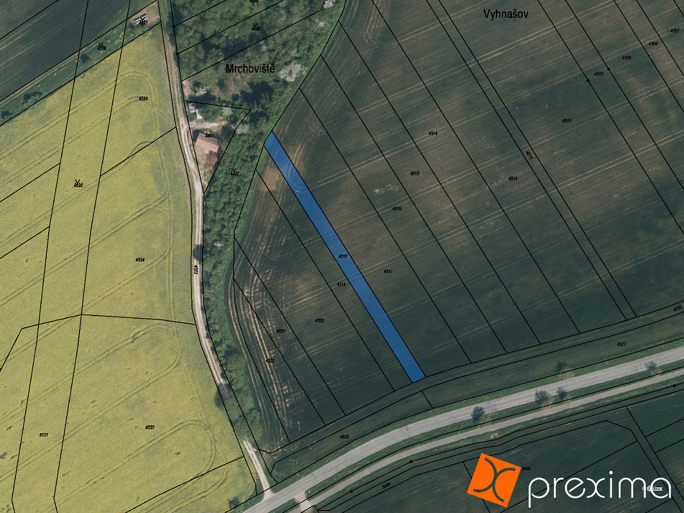 Prodej pole 324 m²