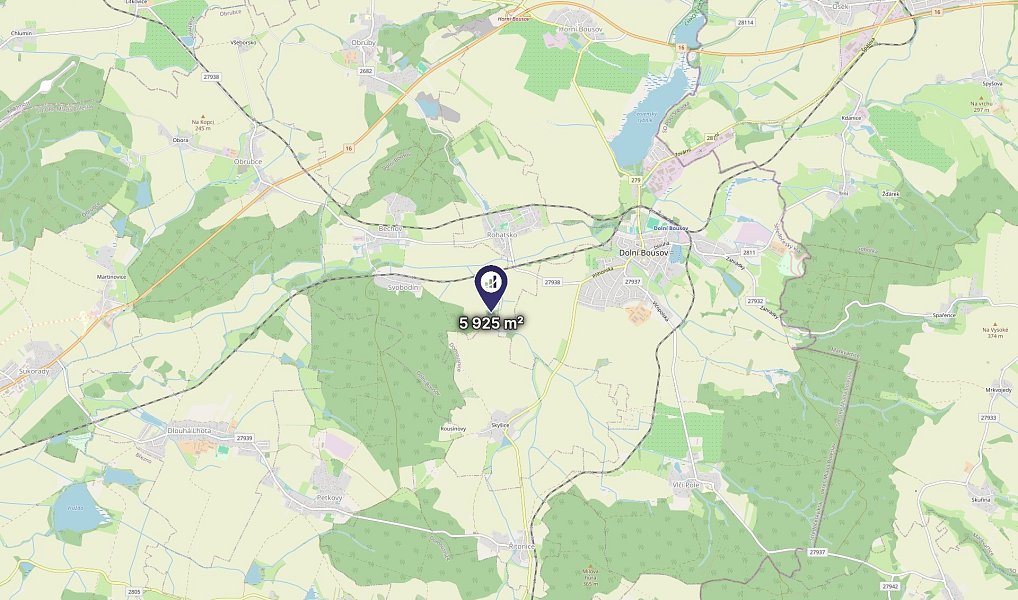 Prodej pole 5 925 m², Dolní Bousov – náhled fotky 3