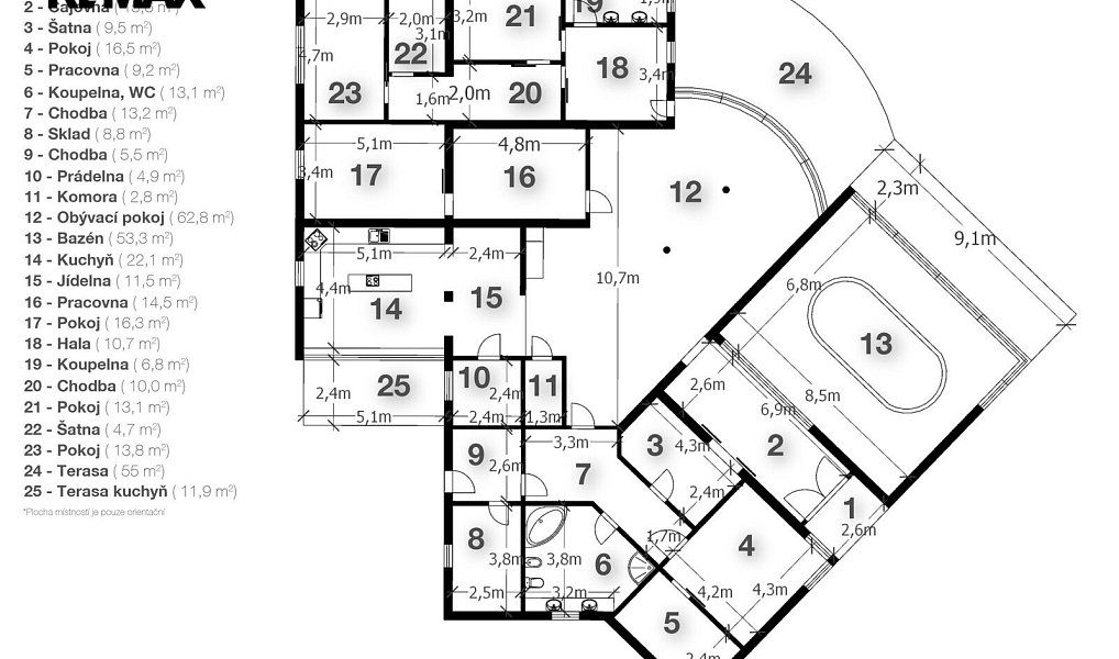 Prodej domu 290 m² s pozemkem 4 300 m², Kostelec nad Labem – náhled fotky 23