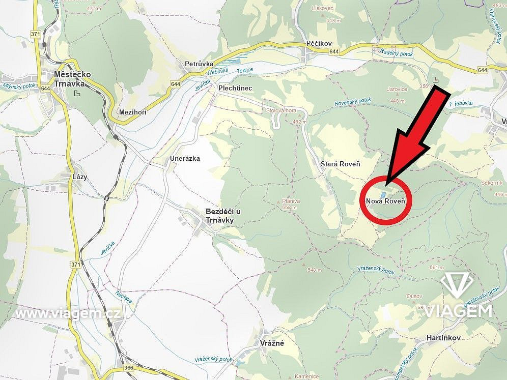 Pole 4 694 m², Podíl 33 % o výměře 1 565 m² – pohled 3