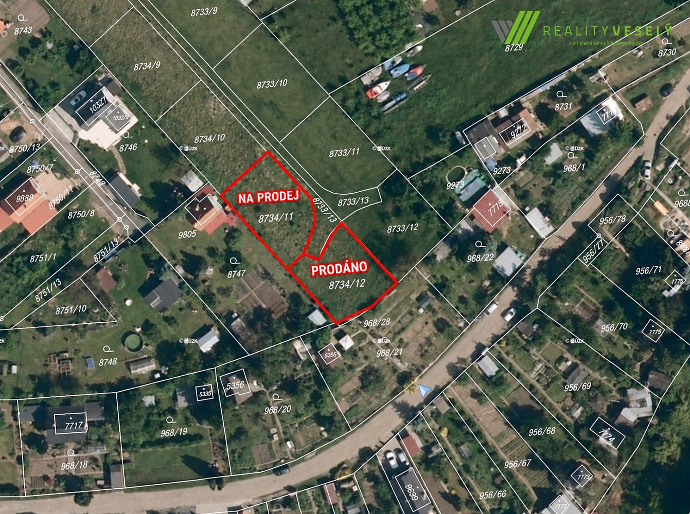 Prodej zahrady 400 m² – fotografie 4