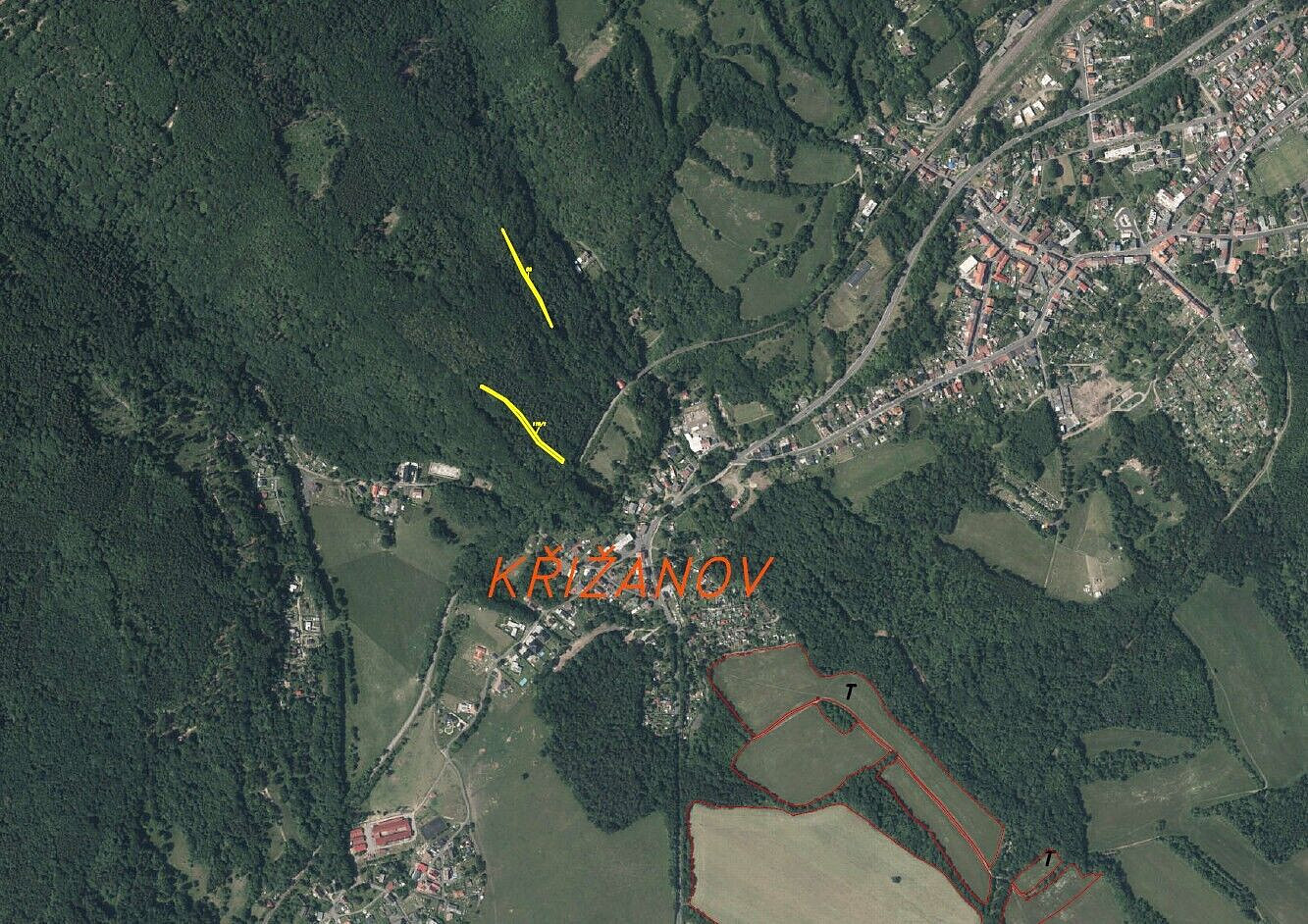 Prodej pole 1 414 m² – fotografie 3