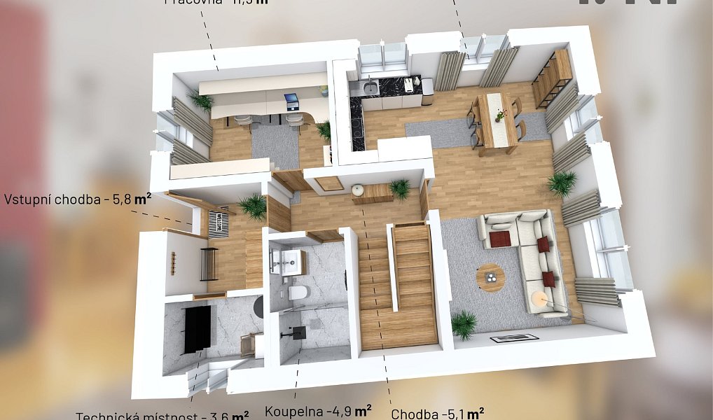 Prodej stavebního pozemku 647 m², Bobnice – náhled fotky 12