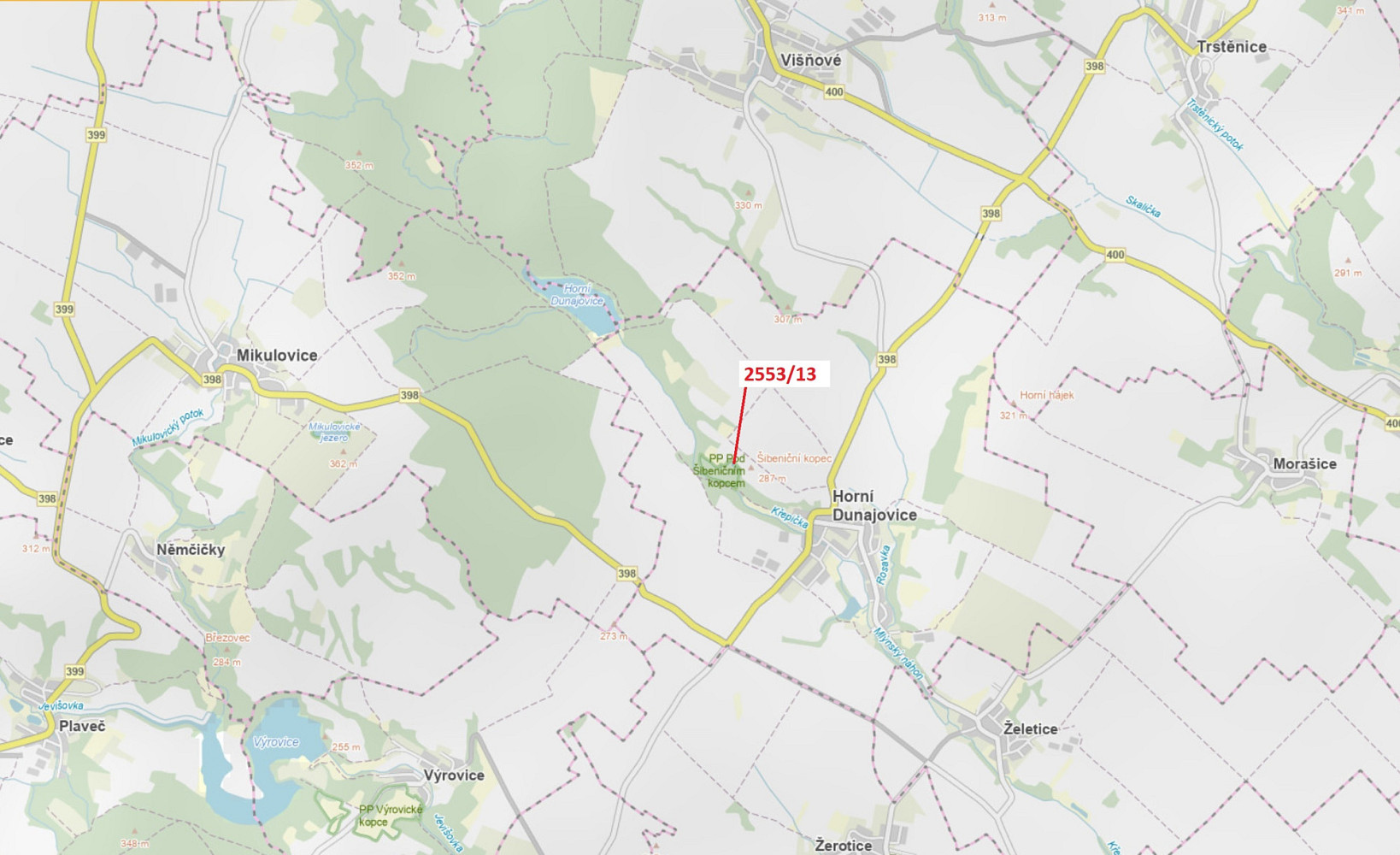 Dražba lesa 150 m²