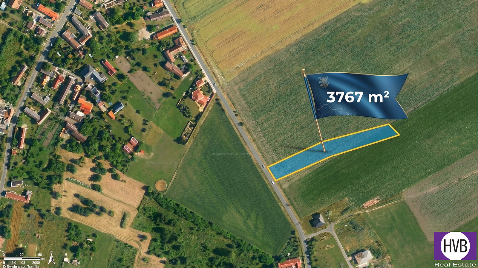 Prodej stavebního pozemku 3 767 m² — photo 3