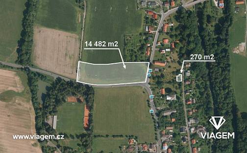 Prodej stavebního pozemku 3 688 m², Kopřivnice, okres Nový Jičín