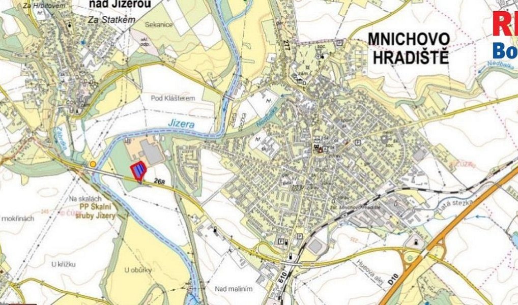 Prodej komerčního pozemku 9 493 m², Mnichovo Hradiště – náhled fotky 3