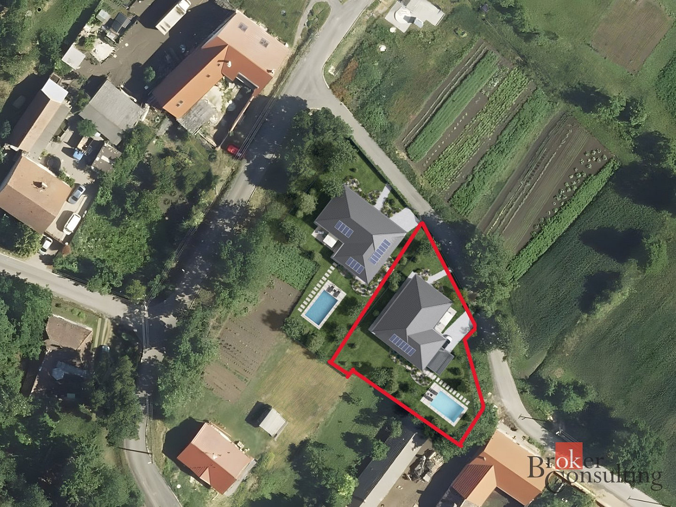 Prodej stavebního pozemku 750 m² – fotografie 4