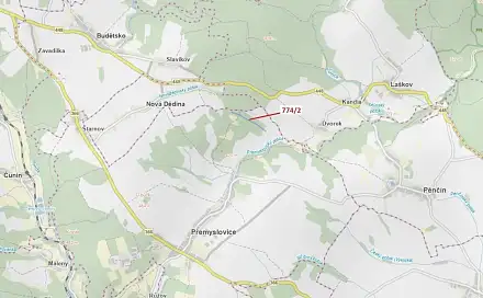 Dražba lesa 7 901 m², Přemyslovice