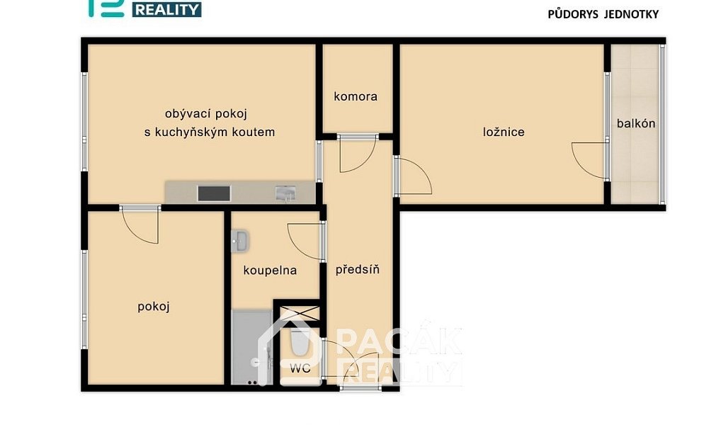 Prodej bytu 3+kk 58 m², Hranice – náhled fotky 5