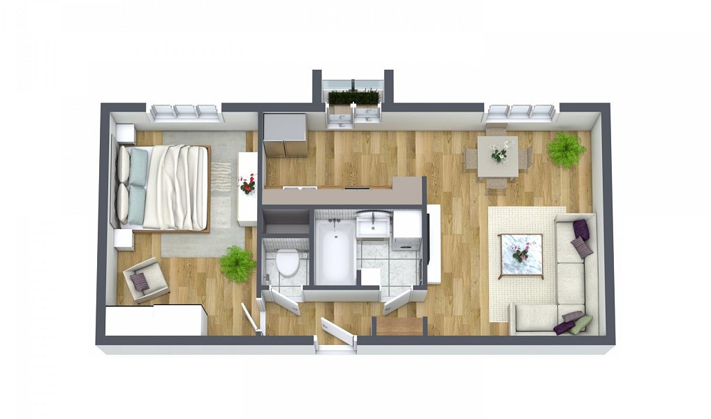 Pronájem bytu 2+1 57 m², Studénka – náhled fotky 15
