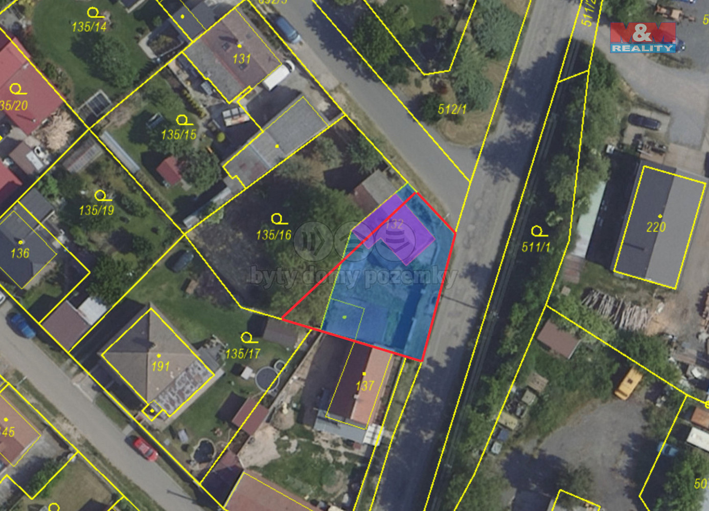 Prodej stavebního pozemku 360 m²