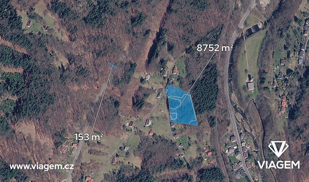 Prodej zahrady 1 477 m², Velké Hamry – náhled fotky 2