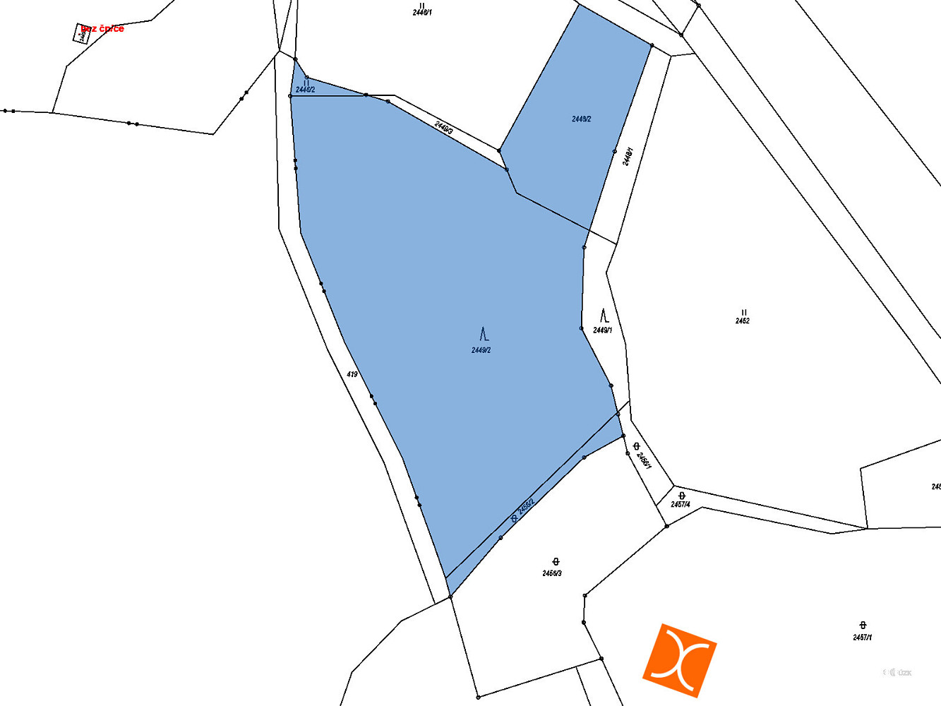 Prodej lesa 2 704 m² — photo 2