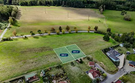 Prodej stavebního pozemku 856 m², Milín, okres Příbram
