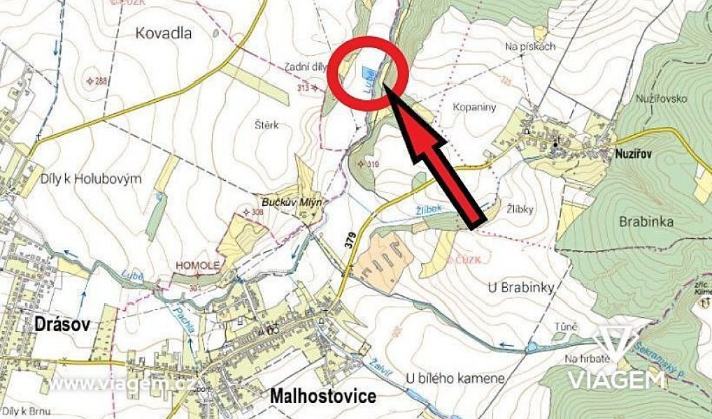 Prodej pole 1 259 m², Všechovice – náhled fotky 4
