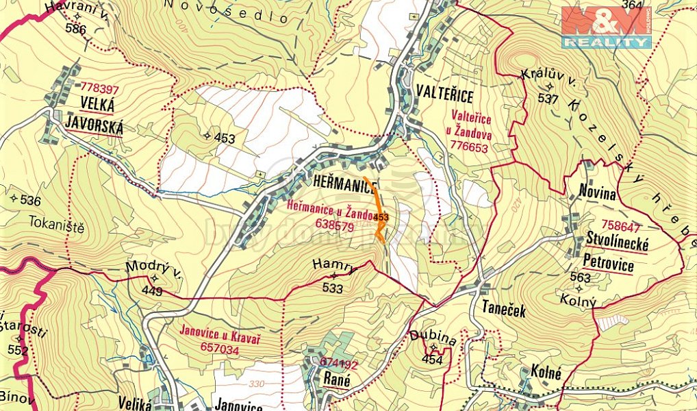 Prodej lesa 13 099 m², Žandov – náhled fotky 2