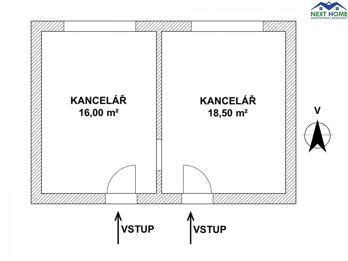 Pronájem kanceláře 35 m² – fotografie 2