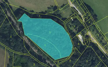 Prodej lesa 11 566 m², Kuks - Dobříč