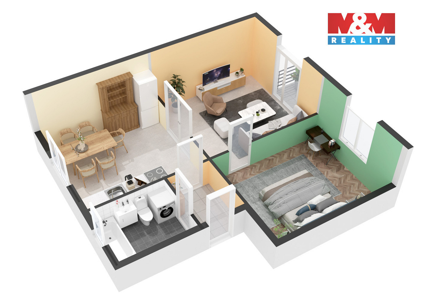 Prodej bytu 2+1 48 m² – fotografie 5