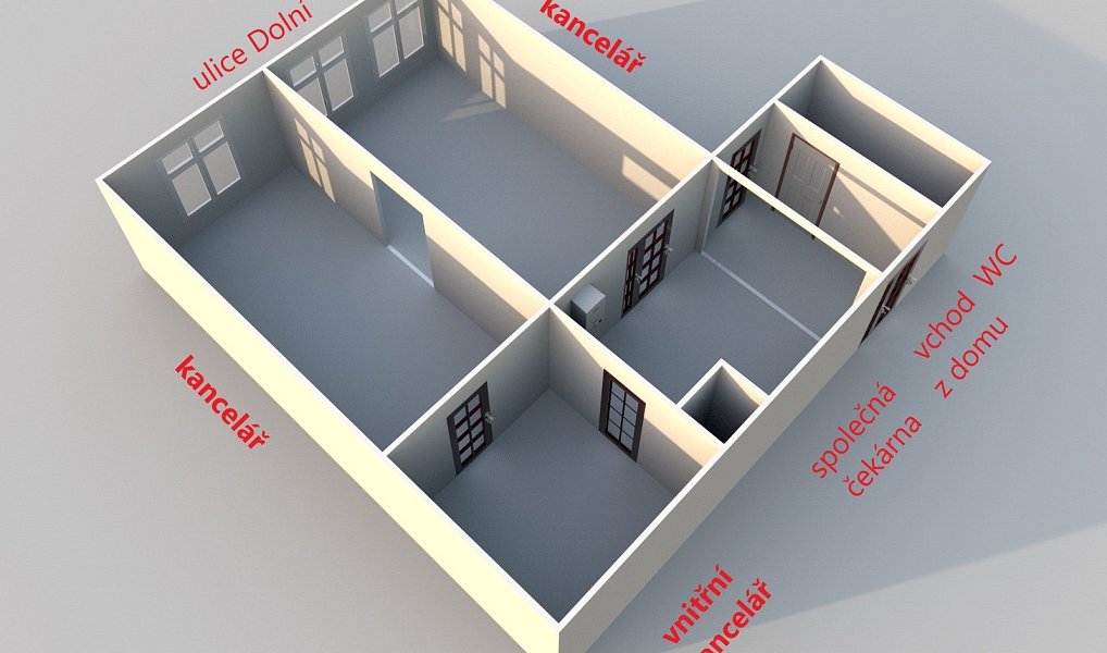 Pronájem kanceláře 58 m², Havlíčkův Brod – náhled fotky 3