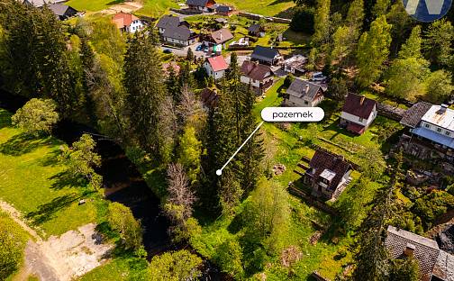 Prodej stavebního pozemku 598 m², Horní Vltavice, okres Prachatice