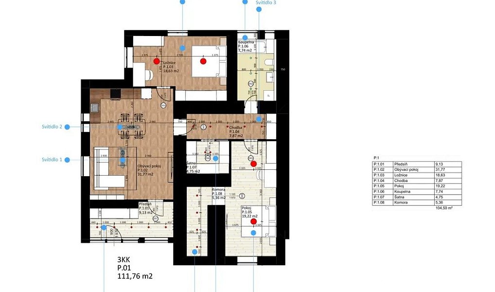Prodej bytu 3+kk 105 m², Hořice – náhled fotky 6