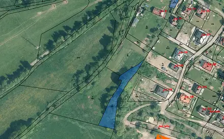Prodej stavebního pozemku 183 m², Stará Voda, okres Cheb