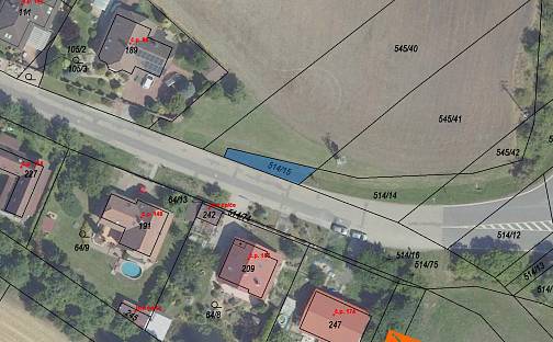 Prodej stavebního pozemku 25 m², Bříství, okres Nymburk