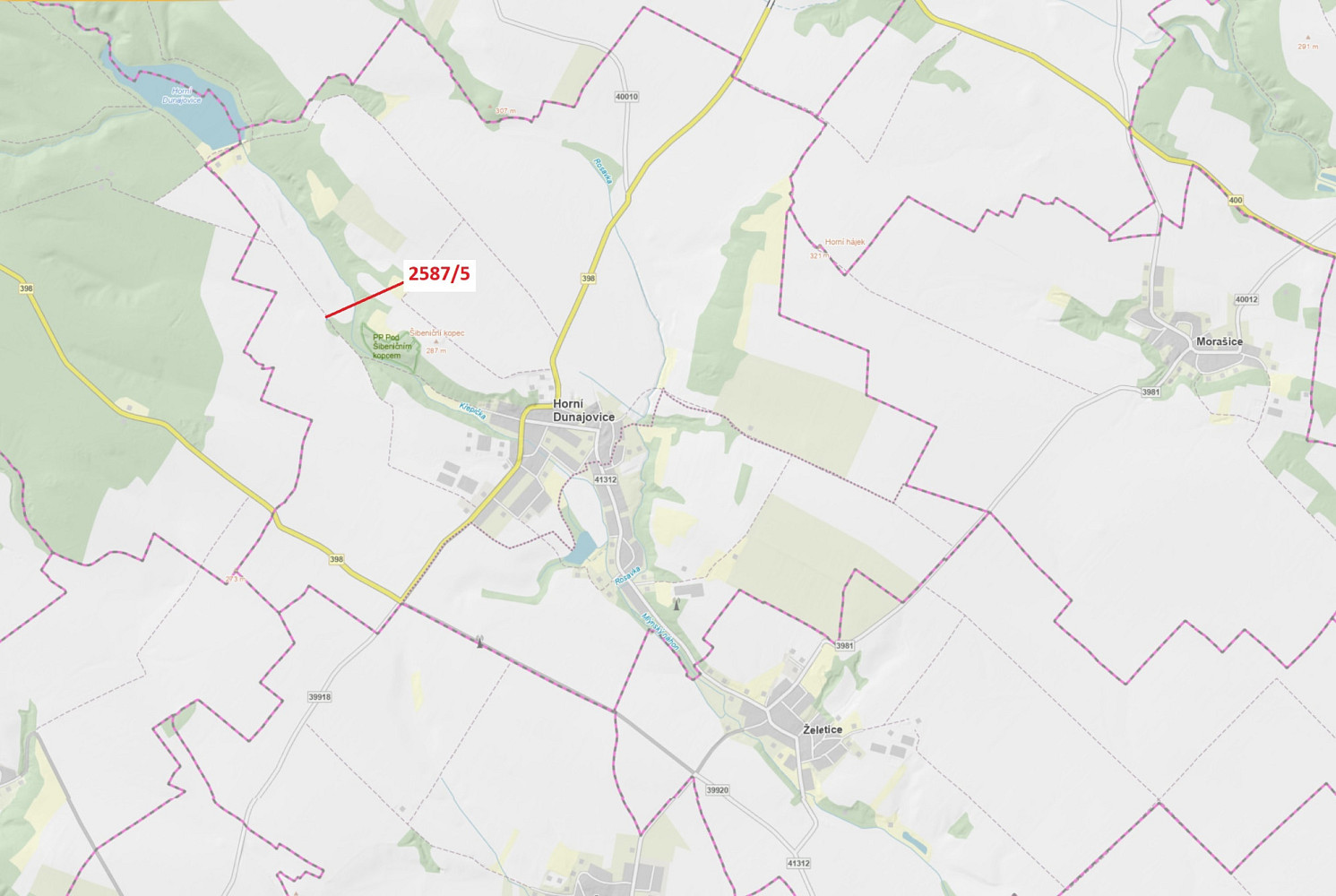 Dražba lesa 78 m²