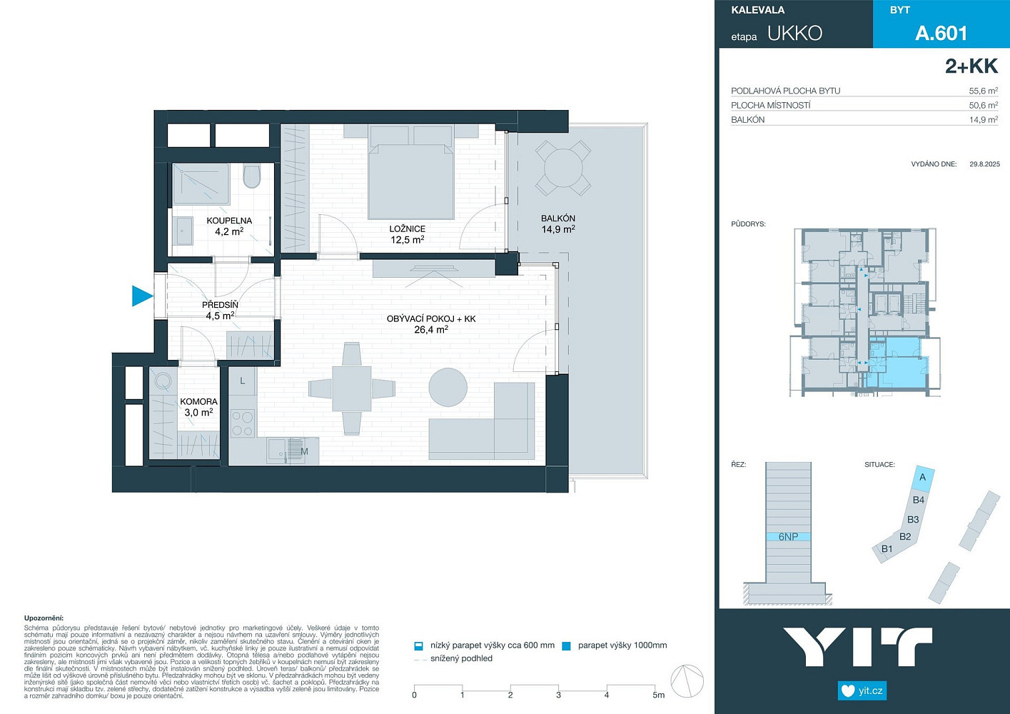 Prodej bytu 2+kk 51 m² – fotografie 2