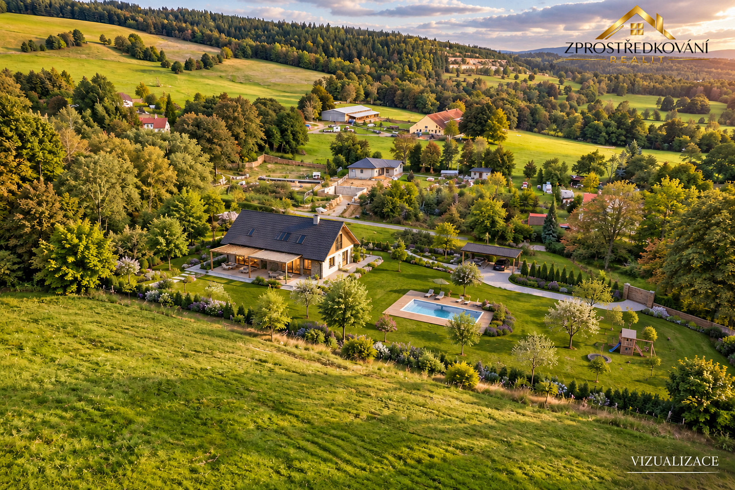 Prodej stavebního pozemku 3 300 m²