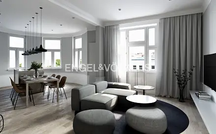 Pronájem bytu 4+kk 167 m², Laubova, Praha 3 - Vinohrady