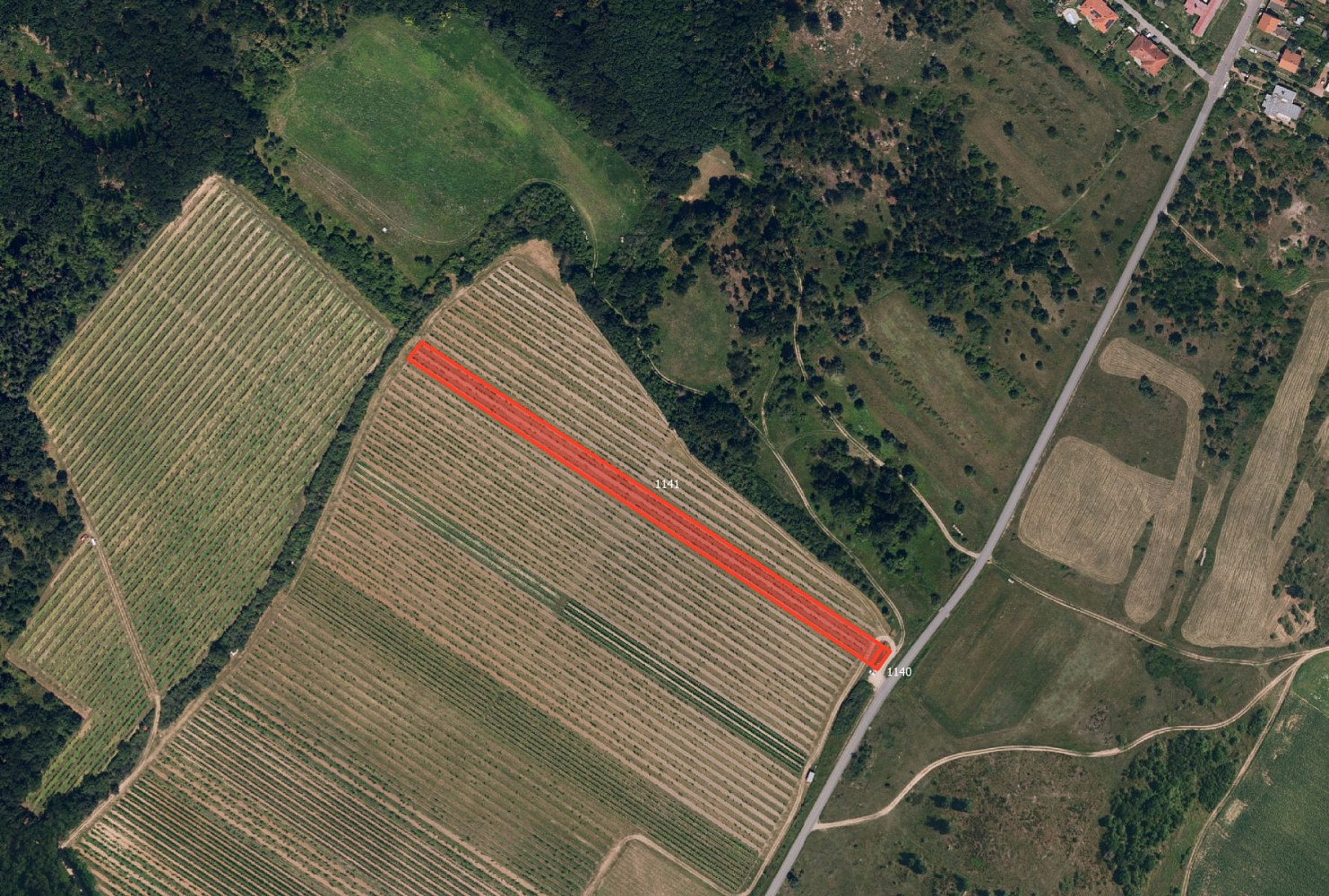 Prodej pole 1 139 m²