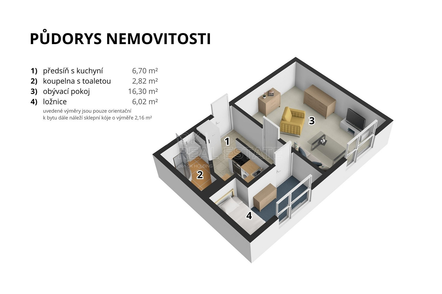 Prodej bytu 1+1 32 m² — photo 5